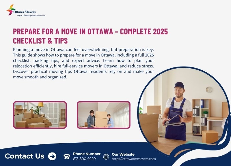 Prepare for a Move in Ottawa – Complete 2025 Checklist & Tips 📦