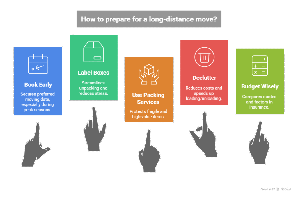 Planning and Preparing for Your Long Distance Move 