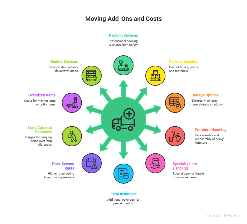 long distance moving cost Ottawa