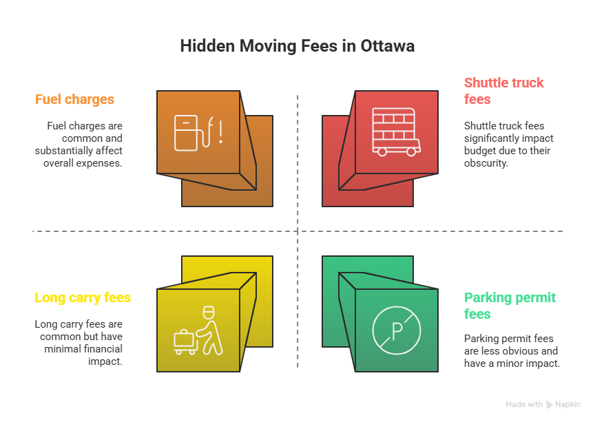 hidden long distance moving fees Ottawa