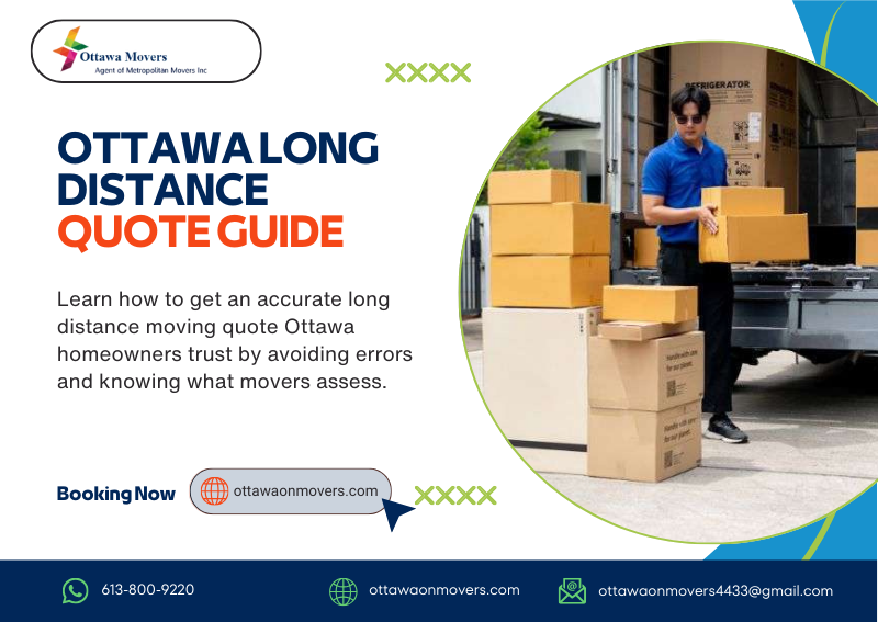 accurate long distance moving quote Ottawa