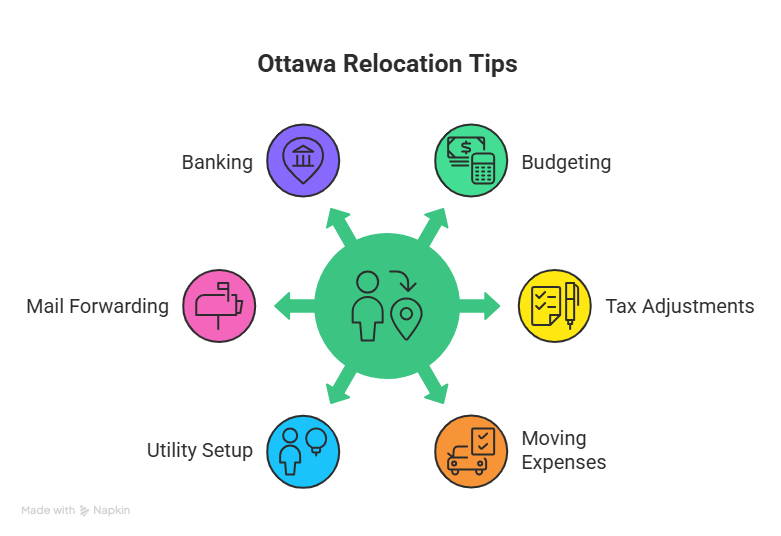 moving across provinces from Ottawa