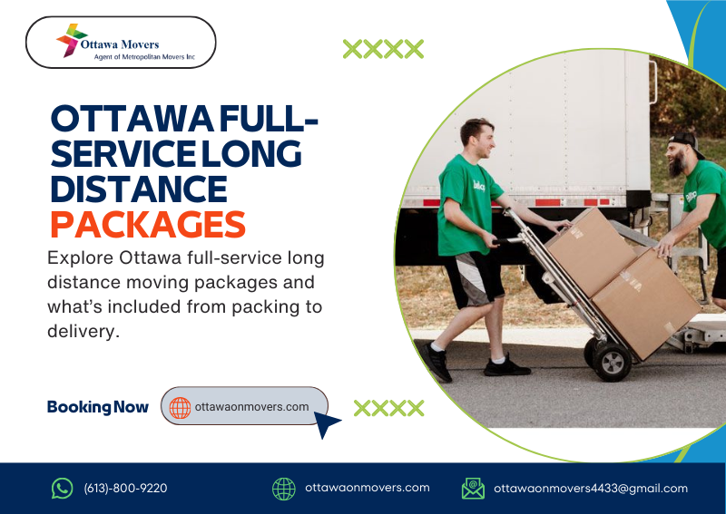 Ottawa full-service long distance moving packages