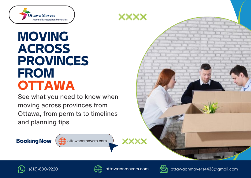 moving across provinces from Ottawa