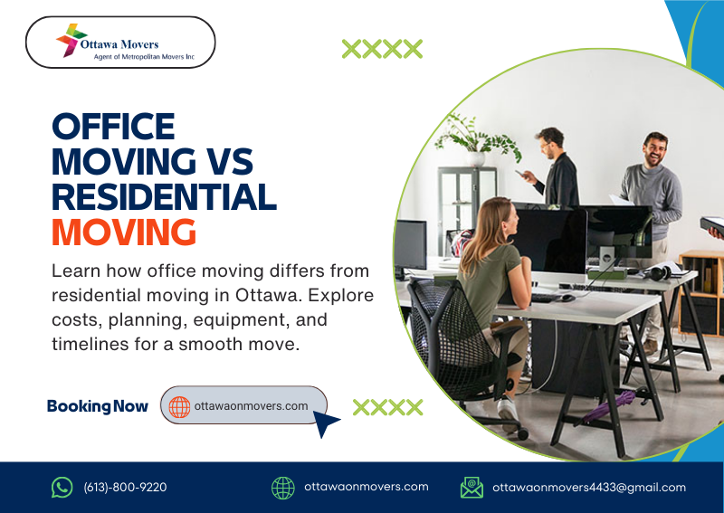 Office Moving vs Residential Moving