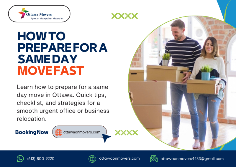 How to Prepare for a Same Day Move Fast