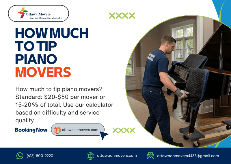 how much to tip piano movers